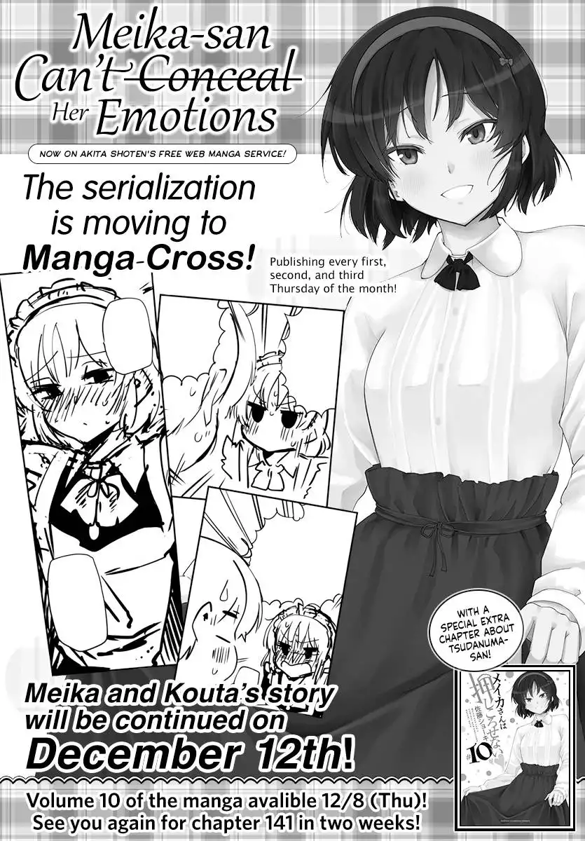 Meika-san wa Oshikorosenai Chapter 140 1